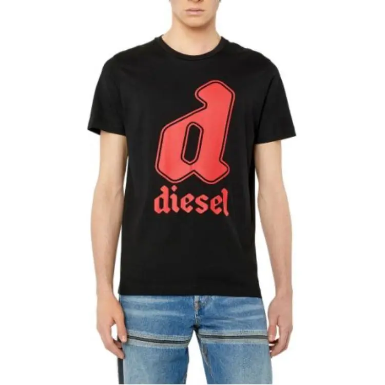 DIESEL T Shirts Men Black-4