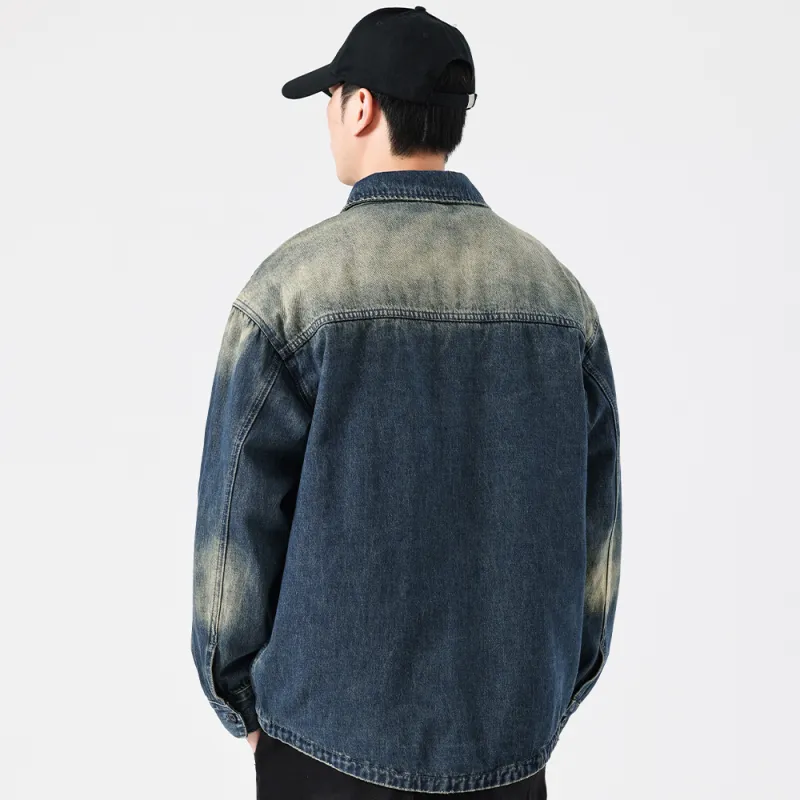 VALKOMM Denim Jacket Unisex Peacock Blue-6