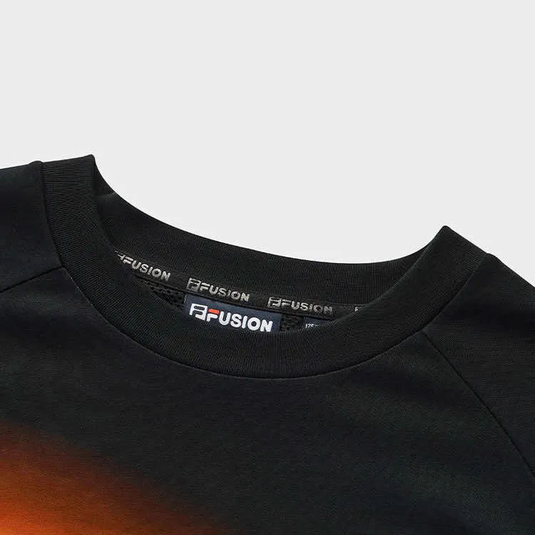 FILA Fusion T Shirts Men Jet Black BK-2