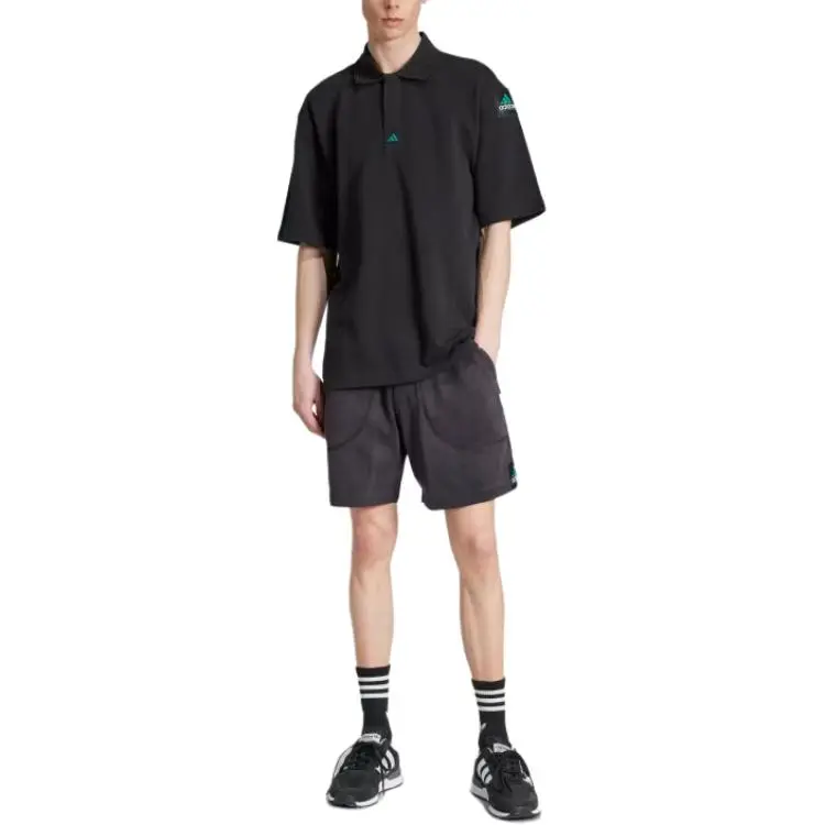 Adidas Clothing Polo Shirts Men Black-3
