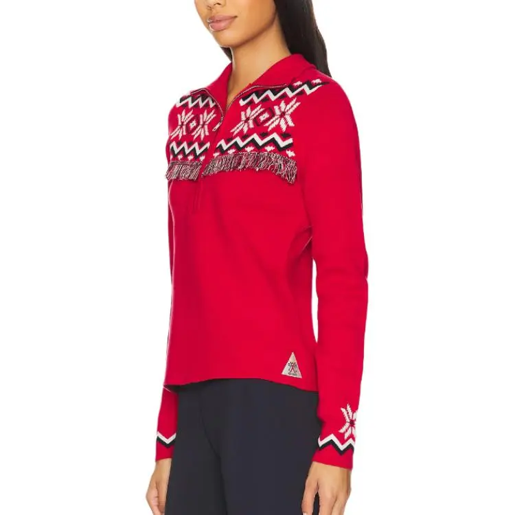 THE UPSIDE Sweatshirt Women's Spicy Pepper Red-2