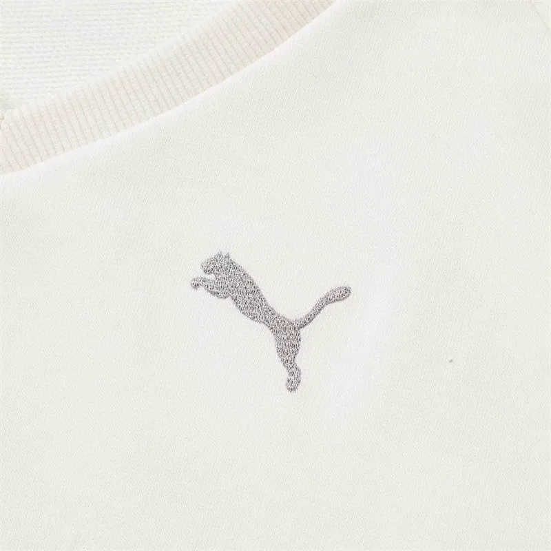 PUMA ESS V NECK CREW TR Sweatshirt Women's White-2