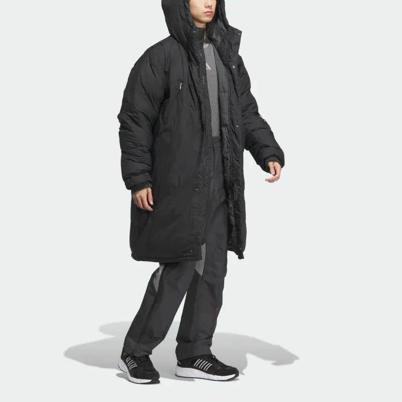 Adidas FW24 FUSTL P DJK LON Down Jacket Men's Carbon Black-3
