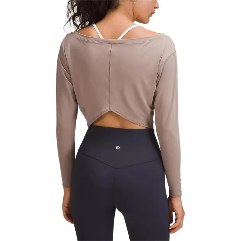 Lululemon Cropped Collection Long Sleeve T Shirt Women's-4