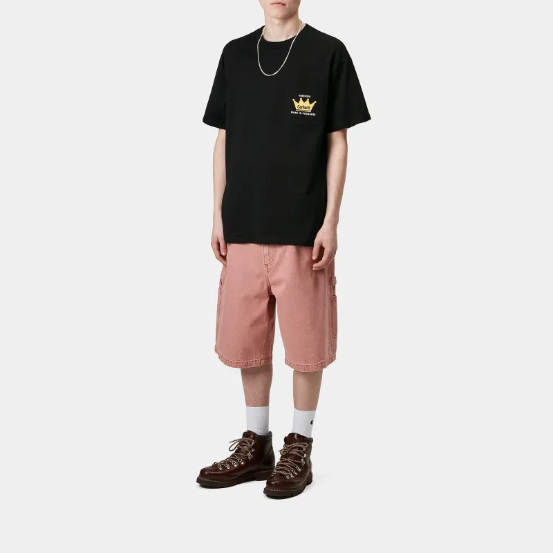 Carhartt WIP S/S Pocket T Shirt Men's Black-3
