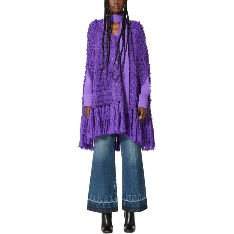 Valentino Sleeveless Dresses Women's Purple-2