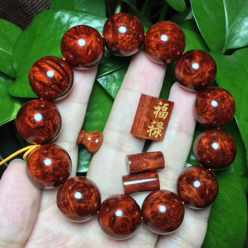 SHUZHUO Rosewood Wooden Bracelets Unisex-5