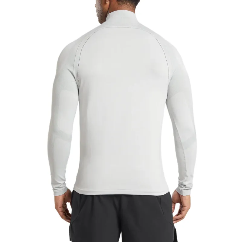 GYMSHARK FW24 Seamless Workout Clothing Men's Light Gray/Medium Gray-1