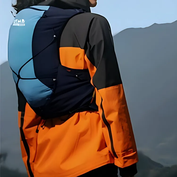 AONIJIE UTMB Collaboration Mountaineering Bag Outdoor Bag Polyester 12L Blue Unisex-2