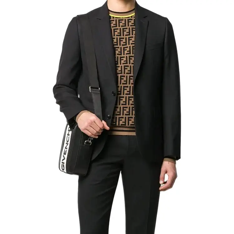 FENDI Sweaters Men Brown-1
