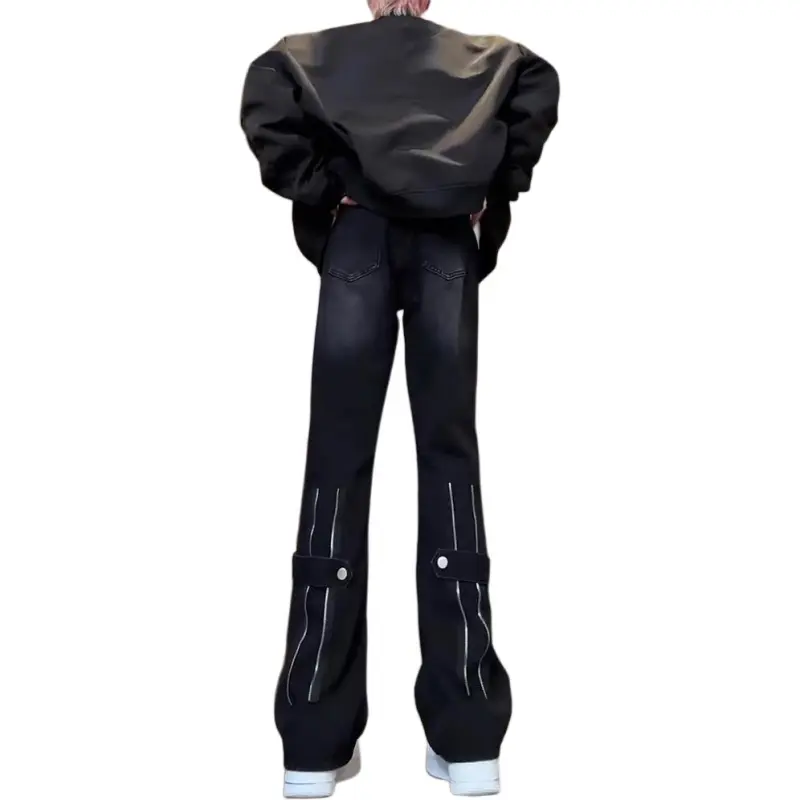 TESTUNG Jeans Men Black--6