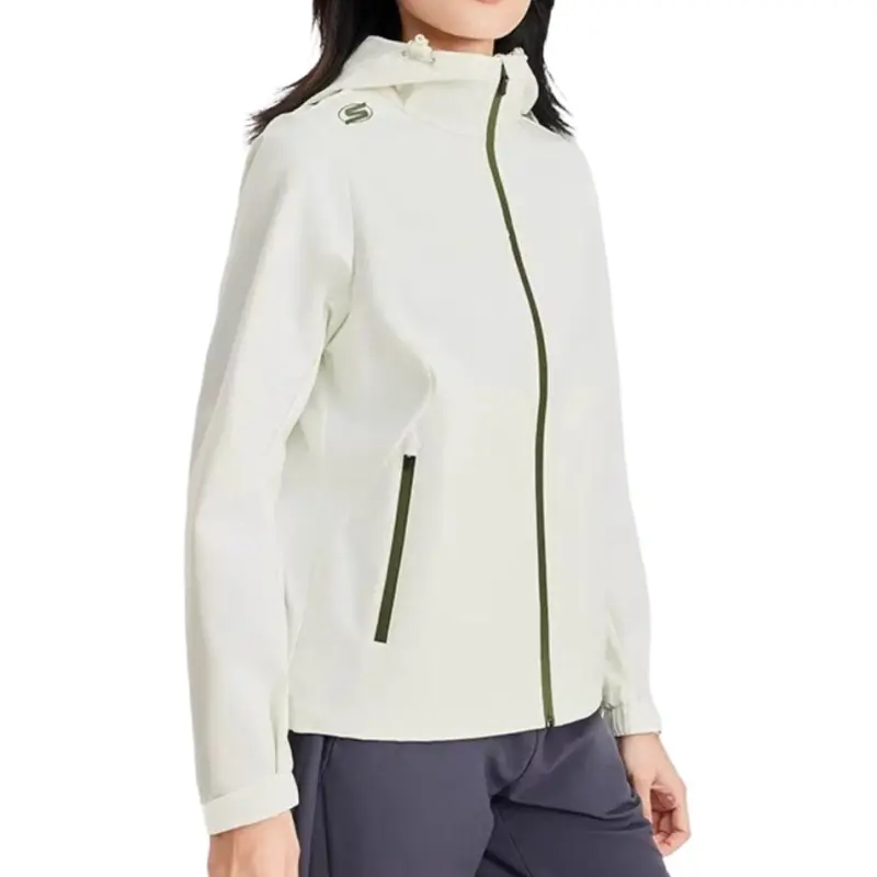 Skechers Basic Sports Series Jacket Women's Marshmallow White-3