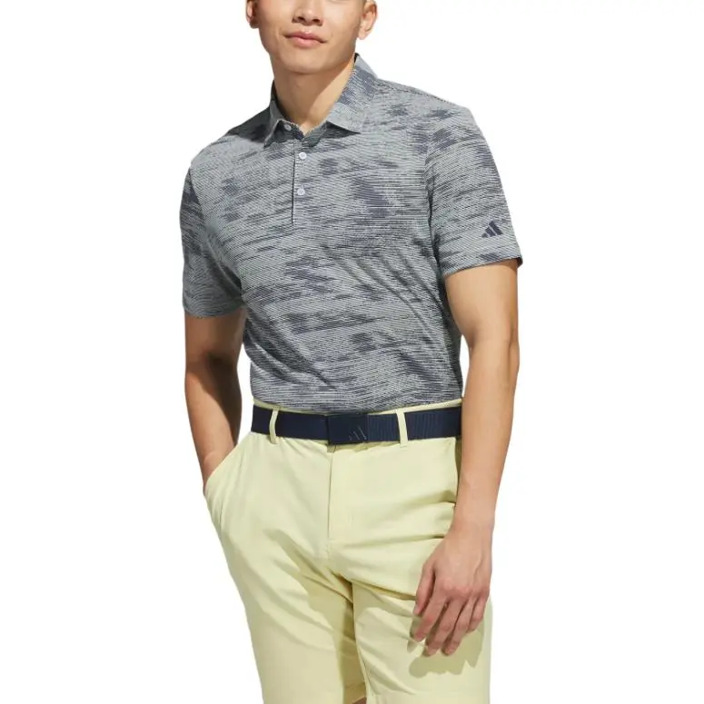 Adidas Free Shipping With AdiClub Ultimate365 Textured Stripe Polo Shirt-1