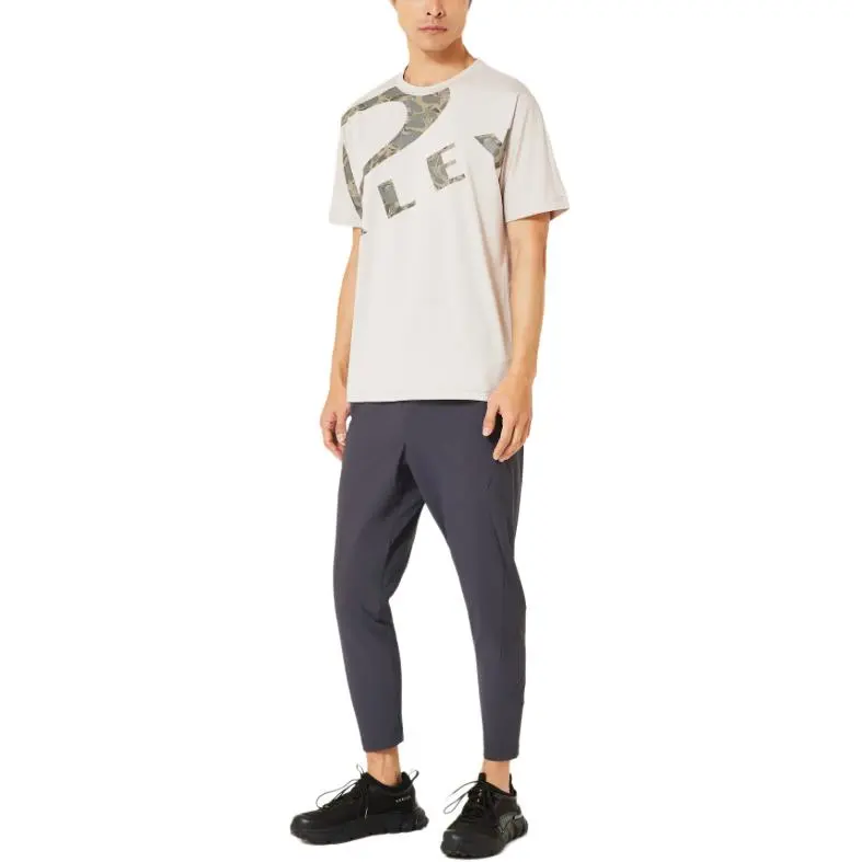 Oakley SS25 T Shirt Men's Gray White-5