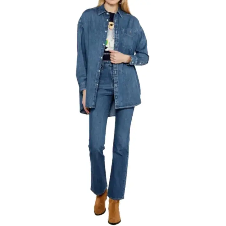 Polo Ralph Lauren Oversize Long Denim Shirt-2