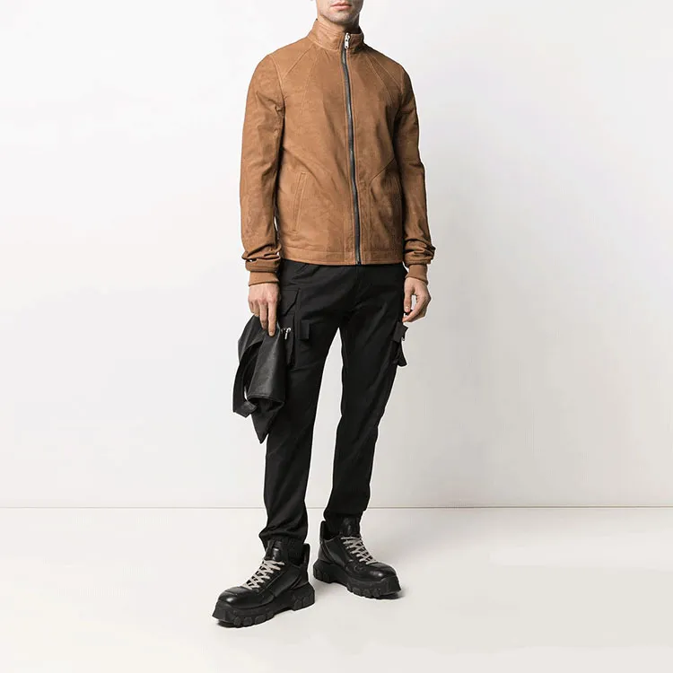 RICK OWENS/RO Cargo Pants Men's Plum-2