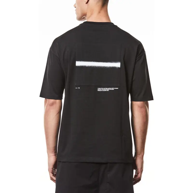 Thom Krom Back Printed Crewneck T Shirt-1