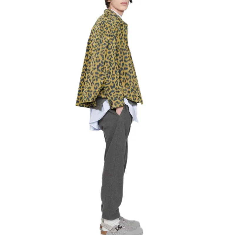 DIOR Leopard Printed Button Up Jacket-5