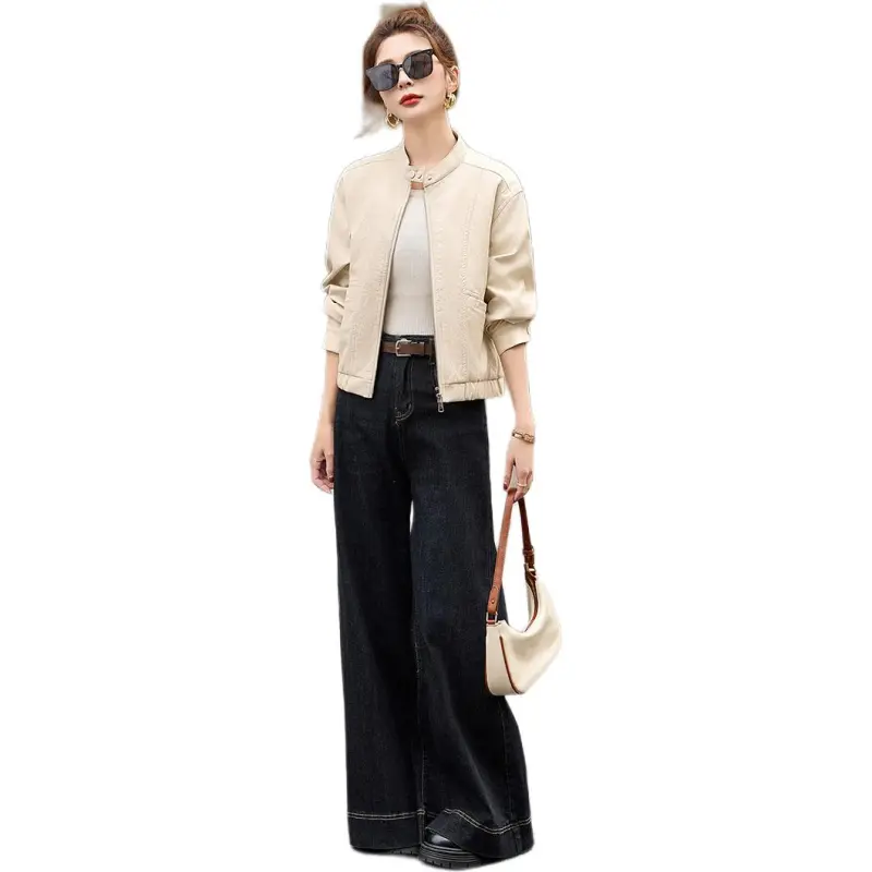 Fele.d Leather Jackets Women's-0