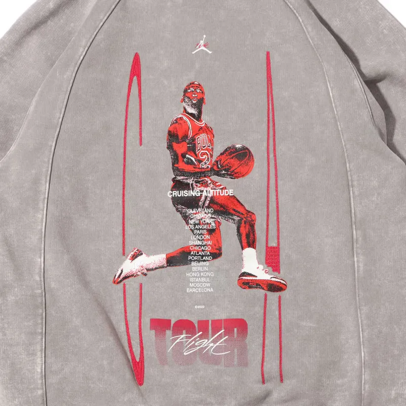 Jordan Sweatshirts Men Gray-4