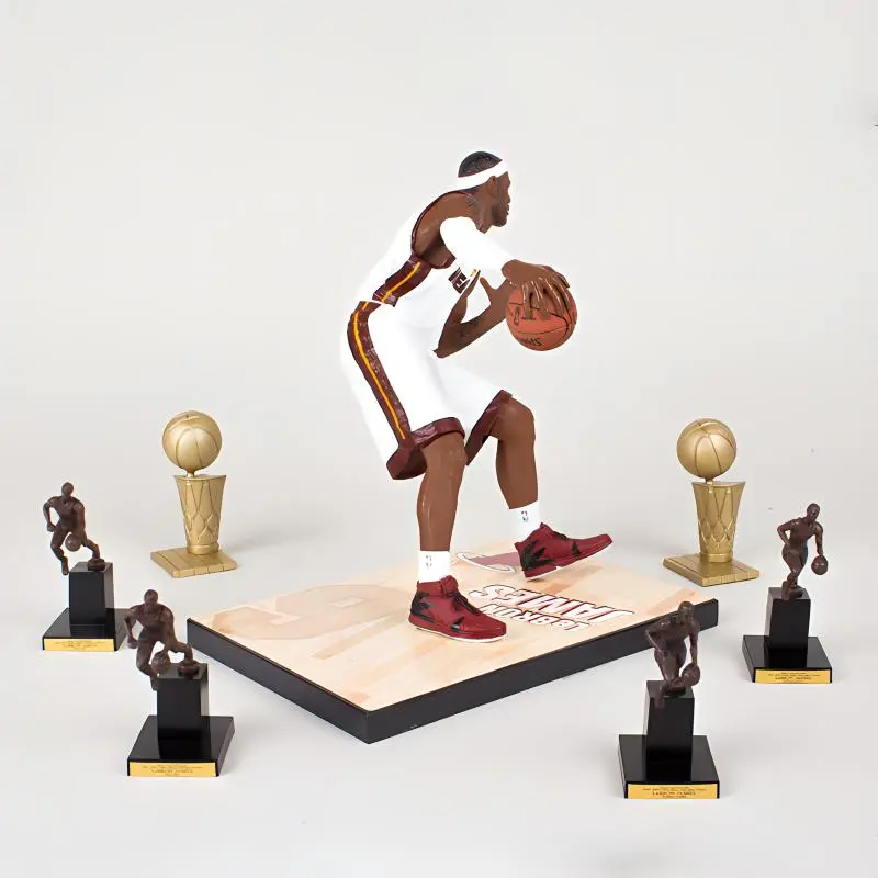 McFARLANE LeBron James Maikfan NBA Collection Special Version Scale Figures 15.2cm-3