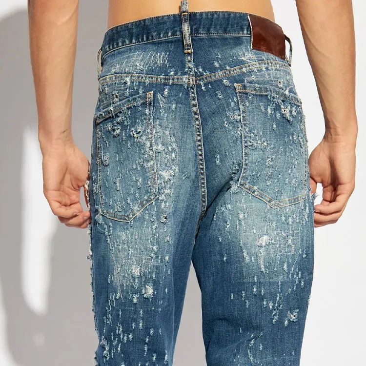 DSQUARED 2 Distressed Loose Fit Jeans-5