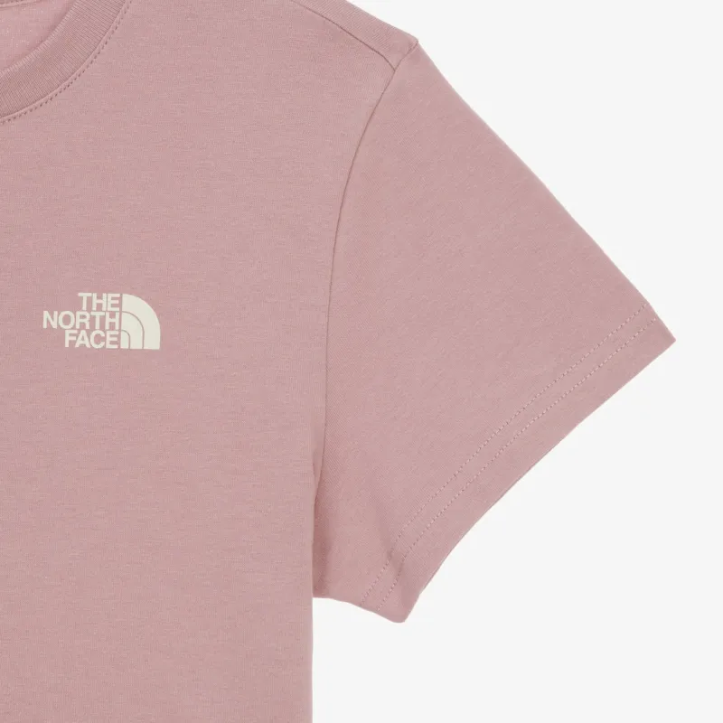 THE NORTH FACE Regular T Shirt Women's Gray Pink-2
