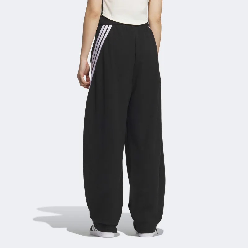 Adidas Knitted Sports Pants Women's Black-3