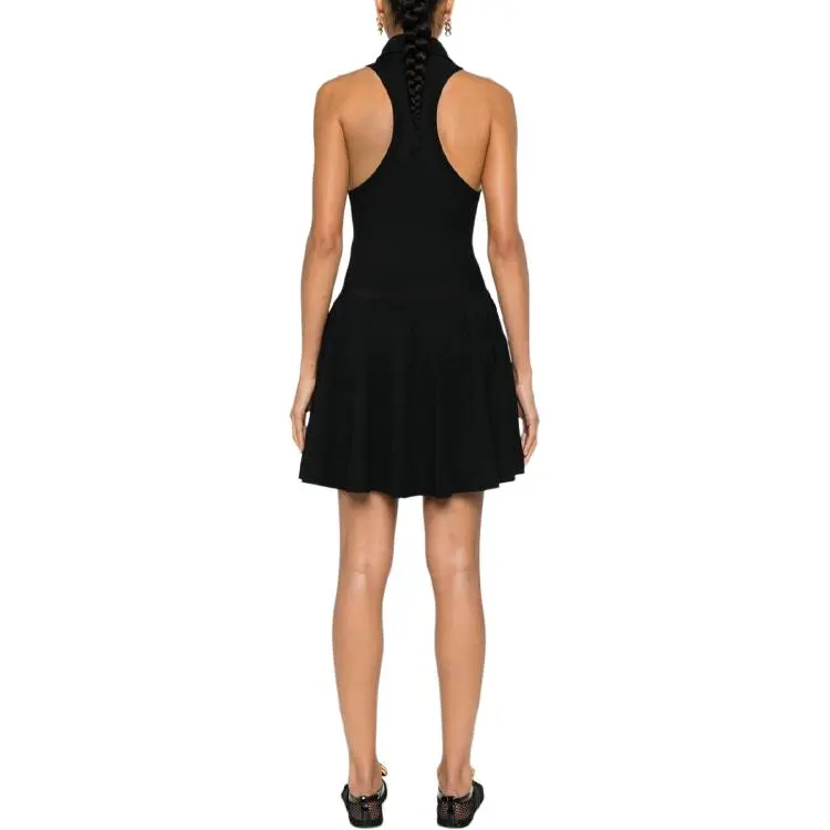 Alaia Skater Polo Dress-4