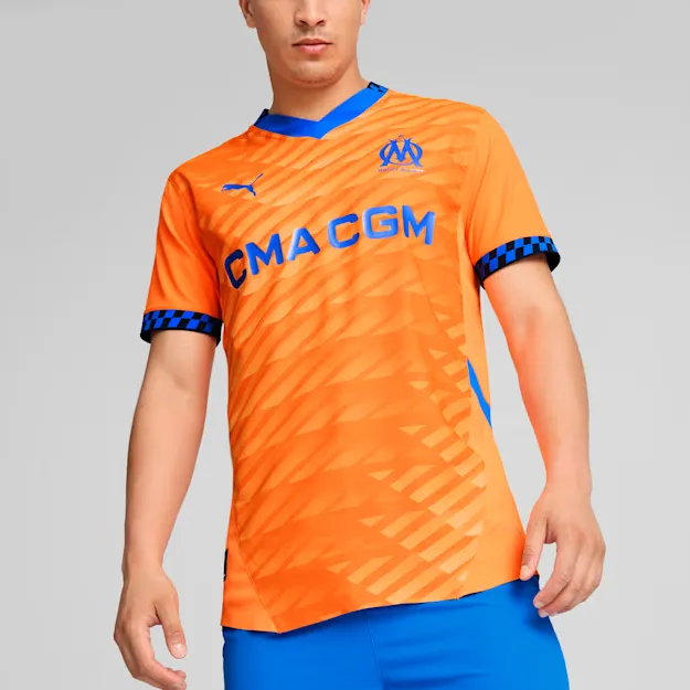 PUMA Olympique De MarseilleDRYCELL SS24 Soccer Jerseys Men's Orange-2