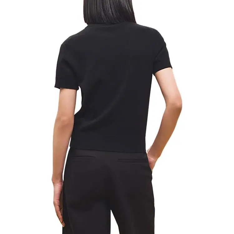 HERMES FW22 Cashmere Sweater Women's Black-2