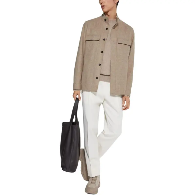 Ermenegildo Zegna Oasi Long Sleeved Overshirt-3