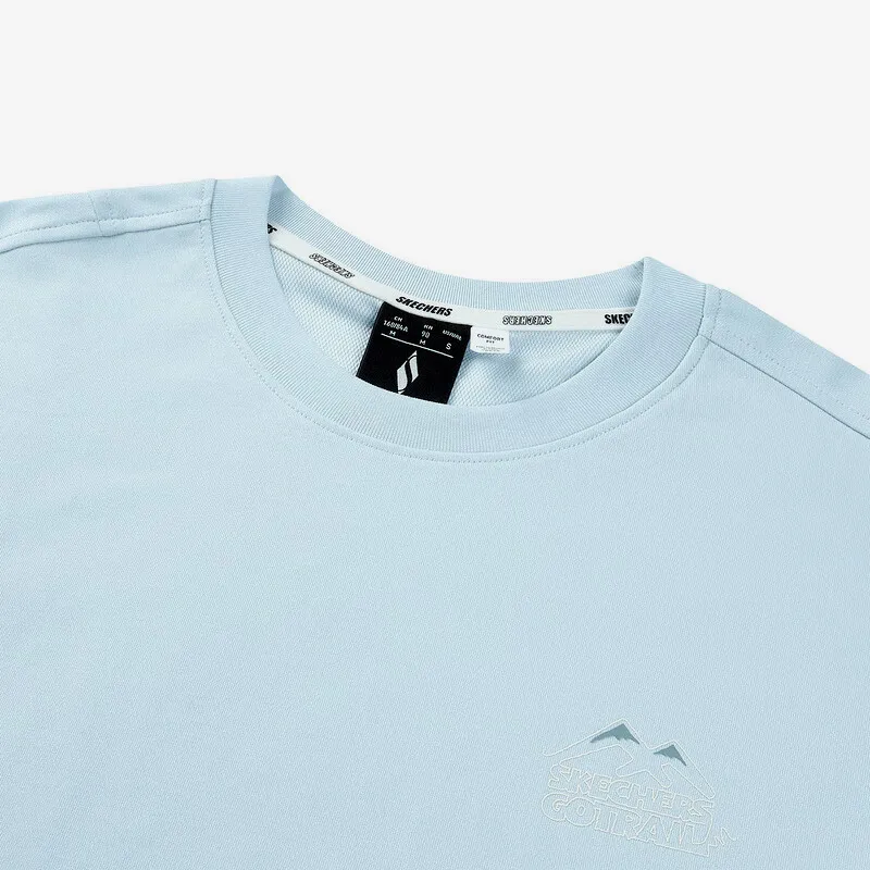 Skechers SS24 T-Shirt Women's The Sky Is Light Blue-1