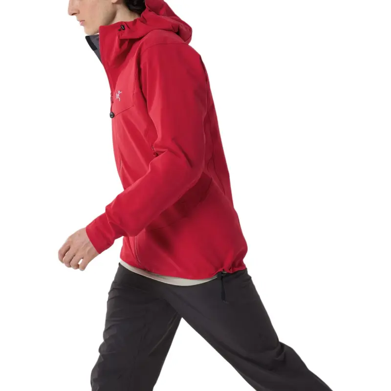 Arcteryx BETA Waterproof, Windproof, UV Protection, Breathable, Abrasion Resistant Windbreaker Jacket Men's Vintage Red-3
