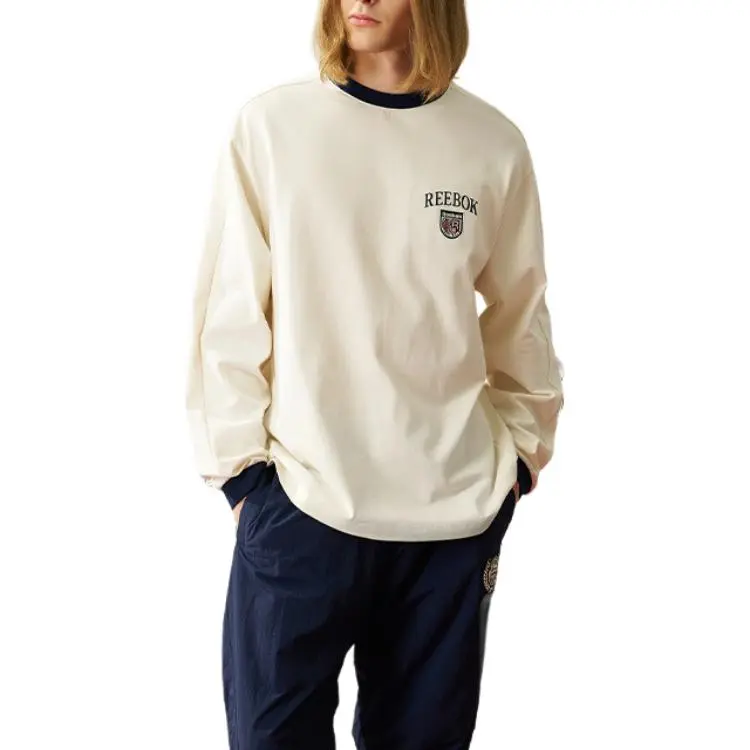 Reebok T Shirts Unisex Ecru-3