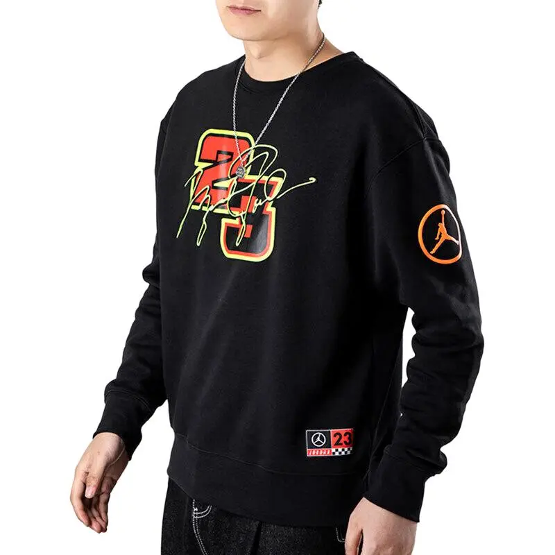 Jordan Sweatshirts Men Black-4