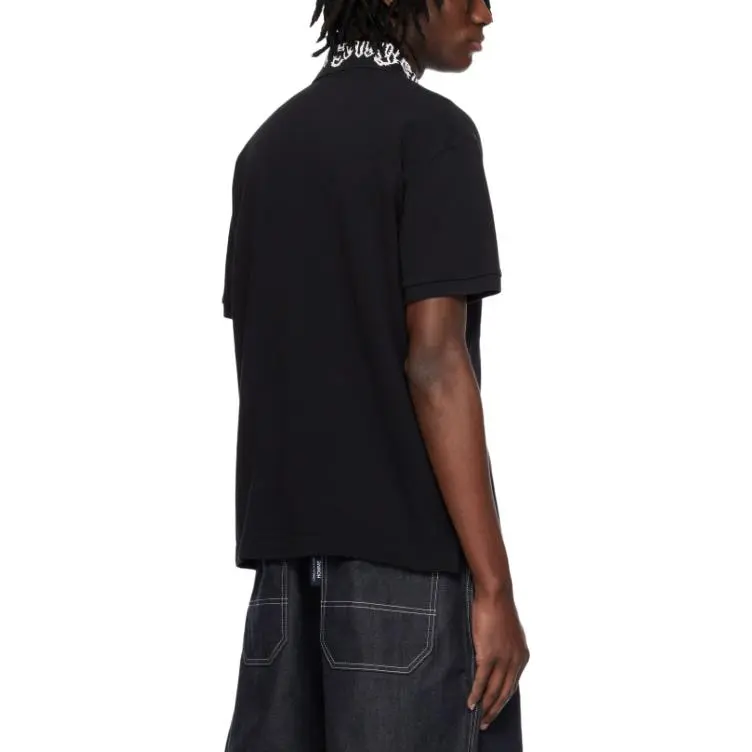 PALM ANGELS Logo print Polo Shirt-1