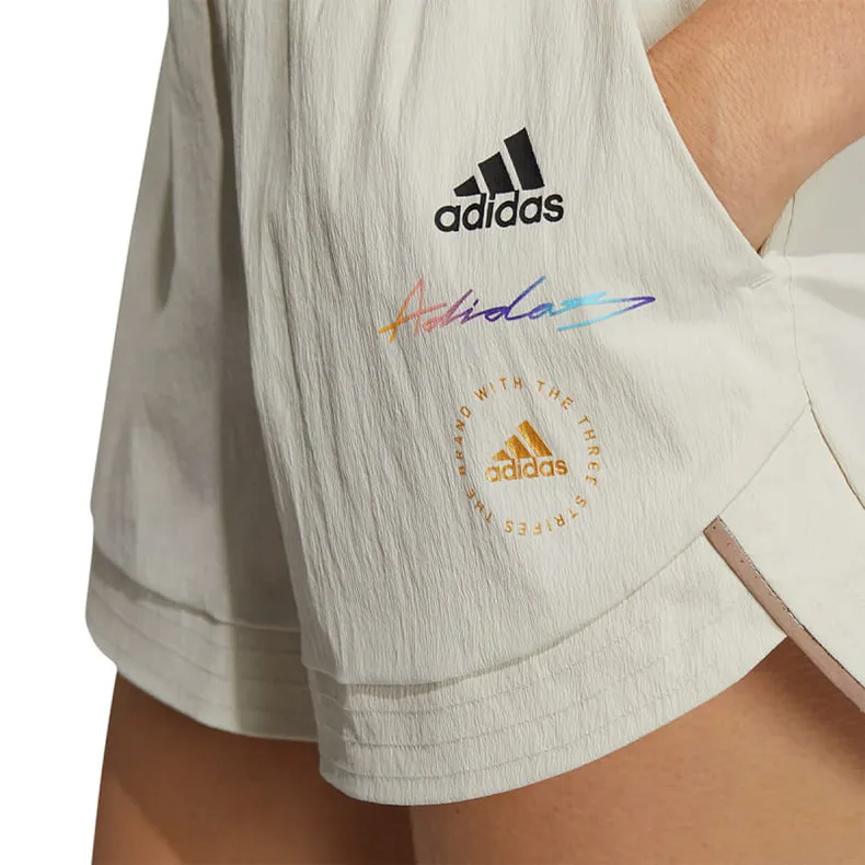 Adidas Casual Shorts Women's White-4
