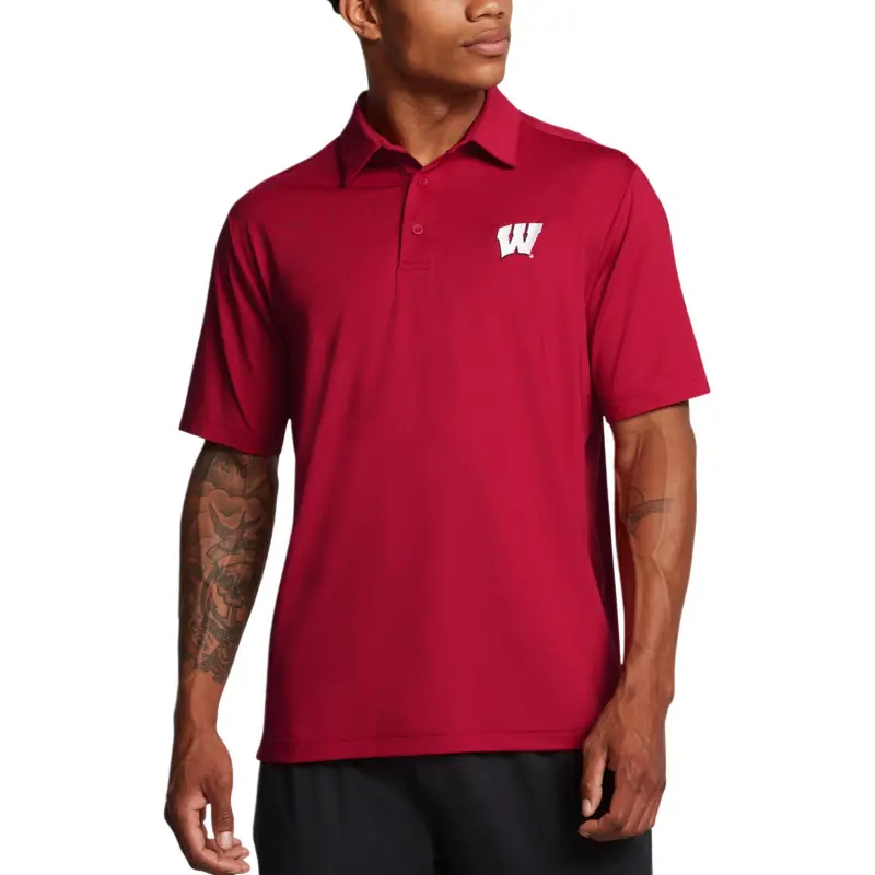 Under Armour Collegiate FW24 Polo Shirt Men's Red-2