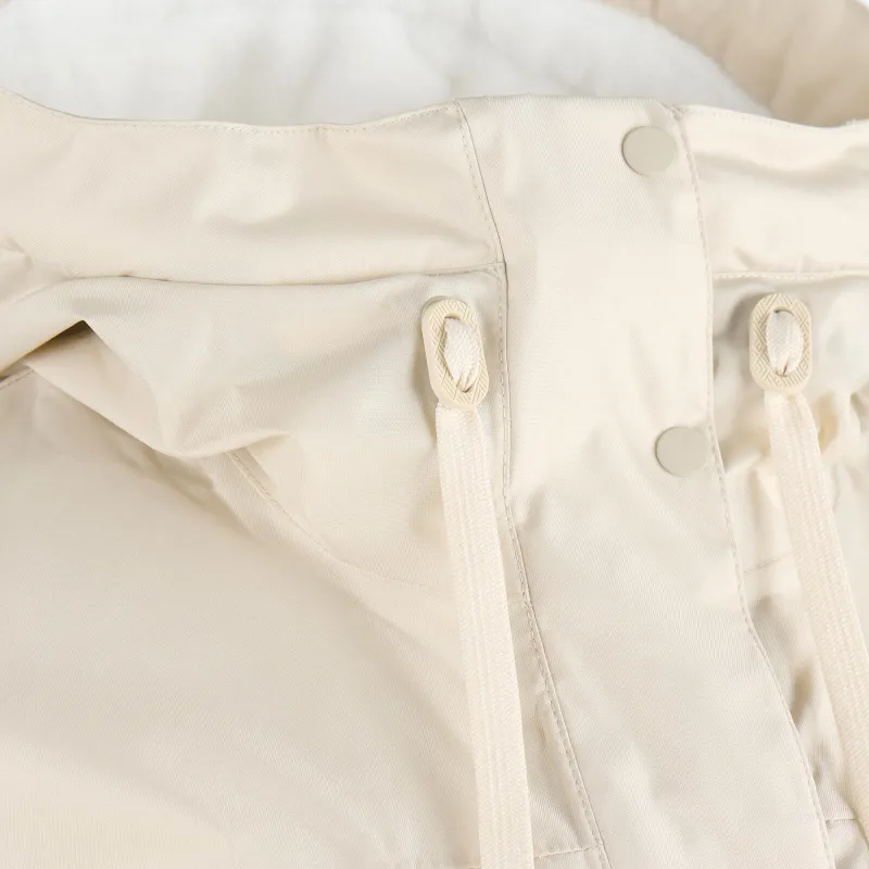 DECATHLON SH500 Jackets Coats Women's Light White Gray-3