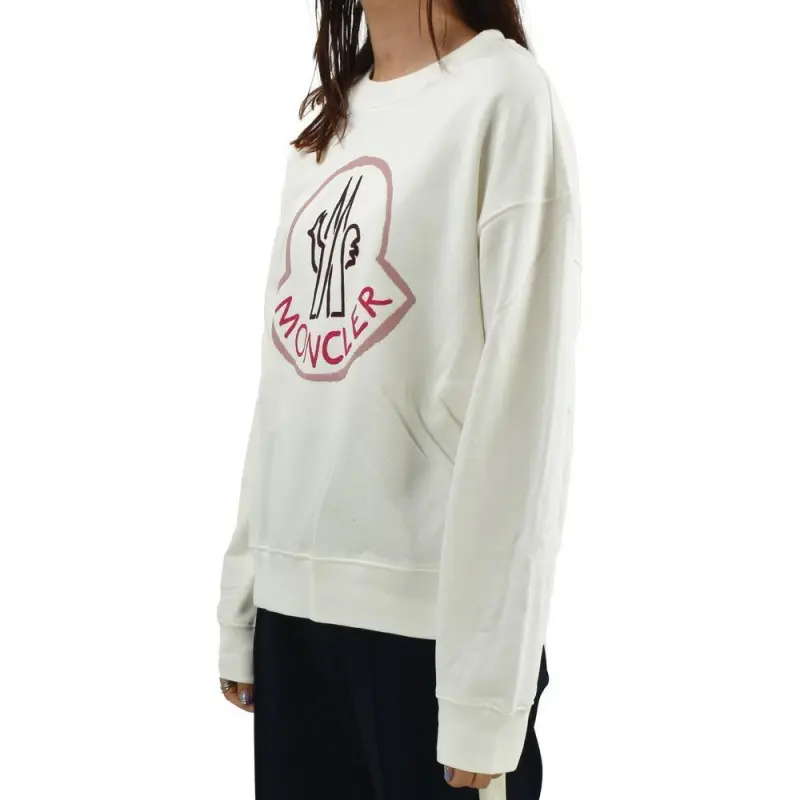 Moncler SS22 Sweatshirt Women's White-4