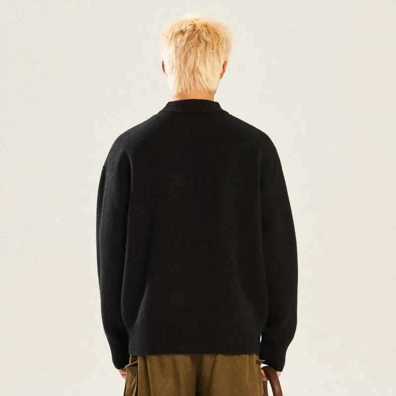 NSTNEW START x BIPOLAR Sweater Unisex Black-4
