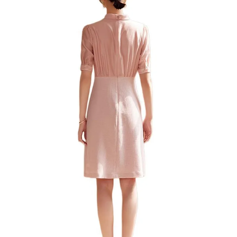 ONE SHALLOW Short Sleeved Dresses Women's Pink-0