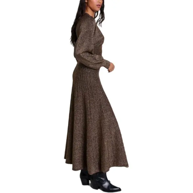 Maje Knitted Maxi Dress-2