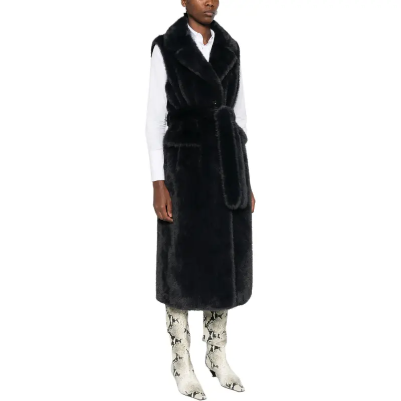PAROSH Coats Women's Dark Gray-3
