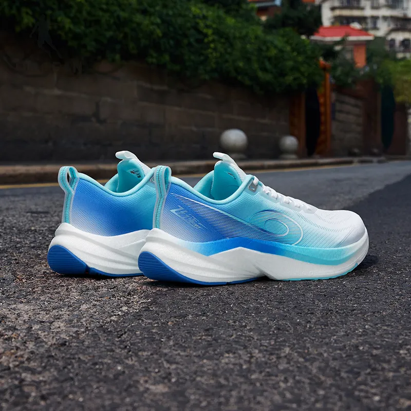 QIAODAN Speed 3LITE Running Shoes Men Low Top Jordan White Bay Blue-9