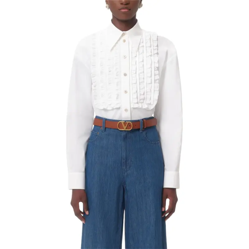 Valentino Ruffle detail Shirt-2