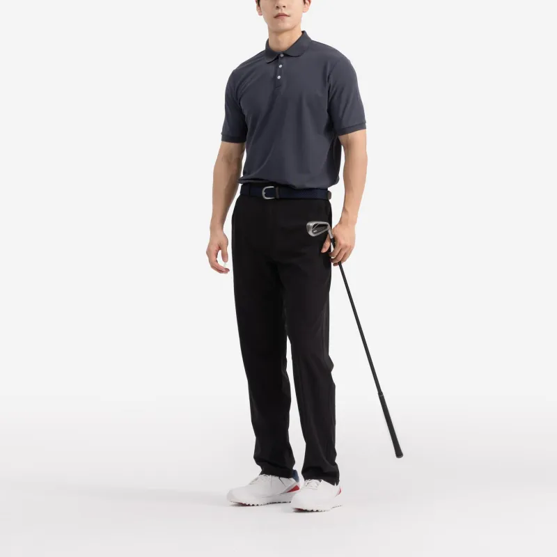 DECATHLON 500 Series Casual Pants Men's Smoky Black-1