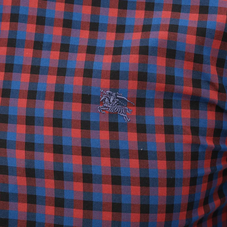 Burberry Shirts Men Red-3