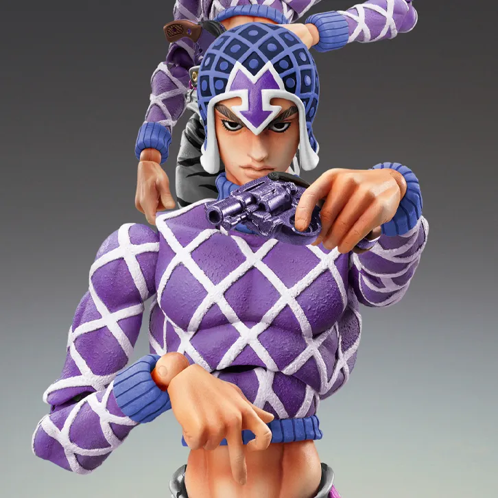MEDICOS Gado Mista Medicos Highly Articulated JoJo's Bizarre Adventure Wonder Adventure Gold Wind 15cm Scale Figures-3